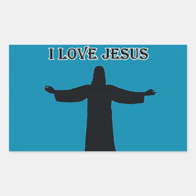 Sticker  i love jesus (Vorderseite)