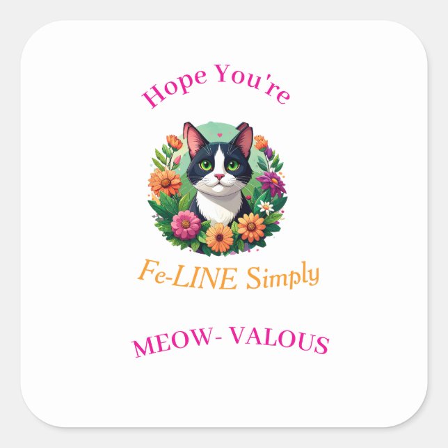 Sticker - Katzenliebhaber (Vorderseite)