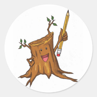 Sticker (klein), weiß