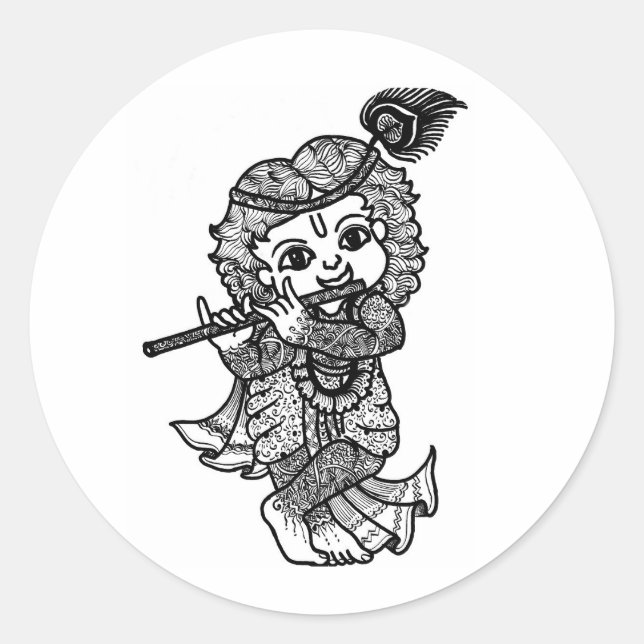 Sticker kleiner krishla (Vorderseite)