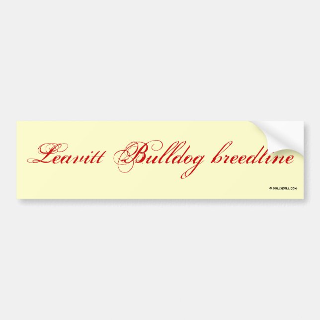 Sticker Leavitt breedline Autoaufkleber (Vorne)