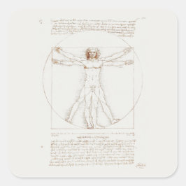 STICKER : LEONARDO DA VINCI : VITRUVIER MANN