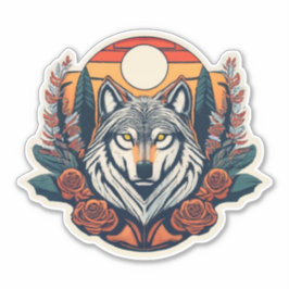 Sticker Magic Wolf Inspiriert Kreationen