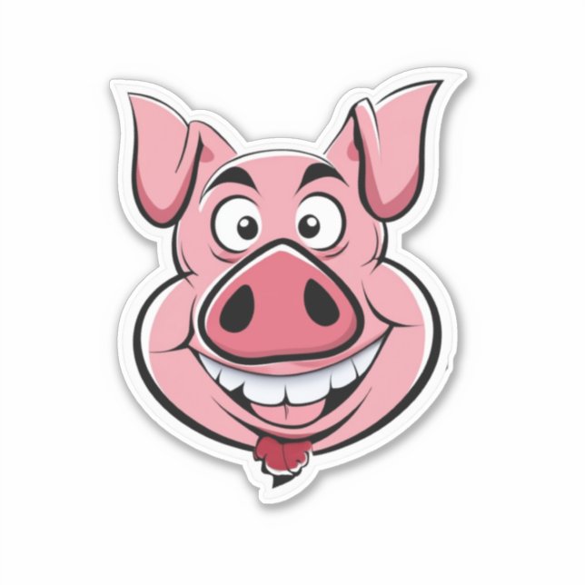 Sticker Magie mit Schweinekleber (Vorderseite)
