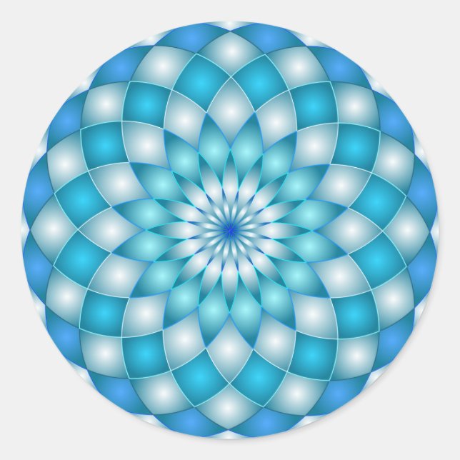 Sticker mandala abstrakt Lotus Blume (Vorderseite)