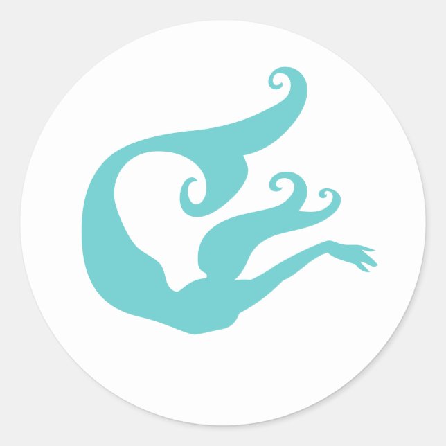 Sticker Mermaid (Vorderseite)