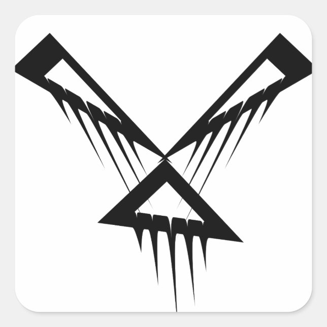 Sticker mit Einstellung. (Vorderseite)