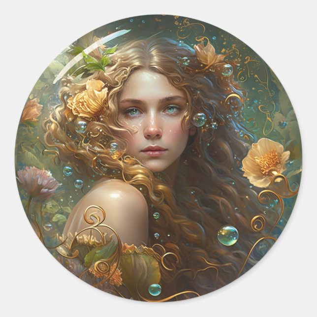 Sticker mit Fantasiedesign (Vorderseite)