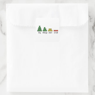 Sticker mit Inspiration, Etikett