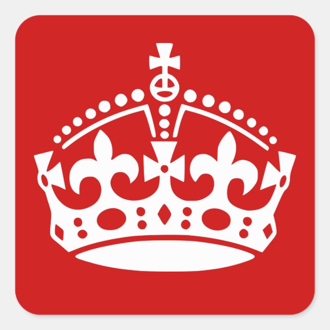 Sticker mit Kronensymbol behalten (Vorderseite)