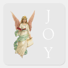STICKER MIT VINTAGE CHRISTMAL ANGEL