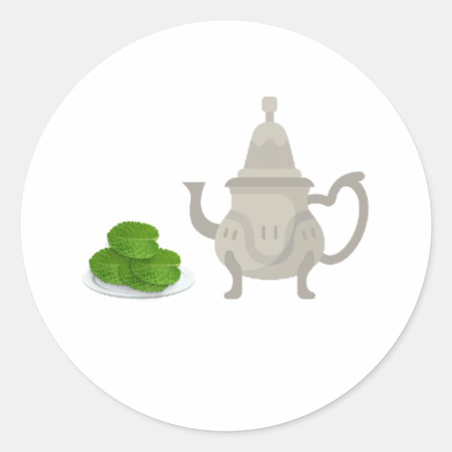 STICKER MOROCCAN BERRAD OF TEA (Vorderseite)