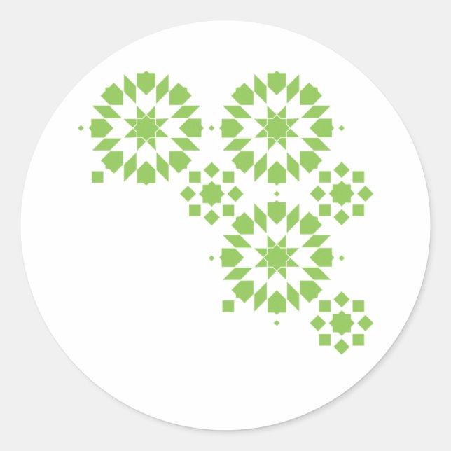 Sticker Moroccan Zelij (Vorderseite)