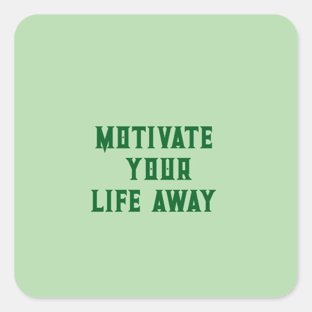 Sticker motivieren (Vorderseite)