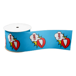 Sticker - Mund Sprechblase + DEIN TEXT & IDEE 1 Satinband