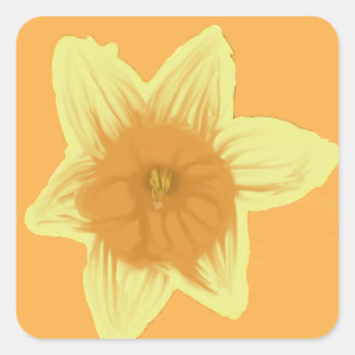 Sticker Orange Gelb