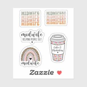 Sticker Pack, Midwifery, Gift für Hebammen