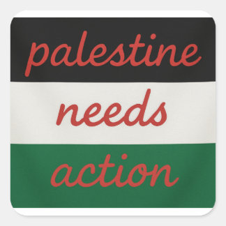 Sticker Palestine needs Action