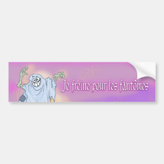 Sticker pare choc : Je freine pour les fantômes Autoaufkleber