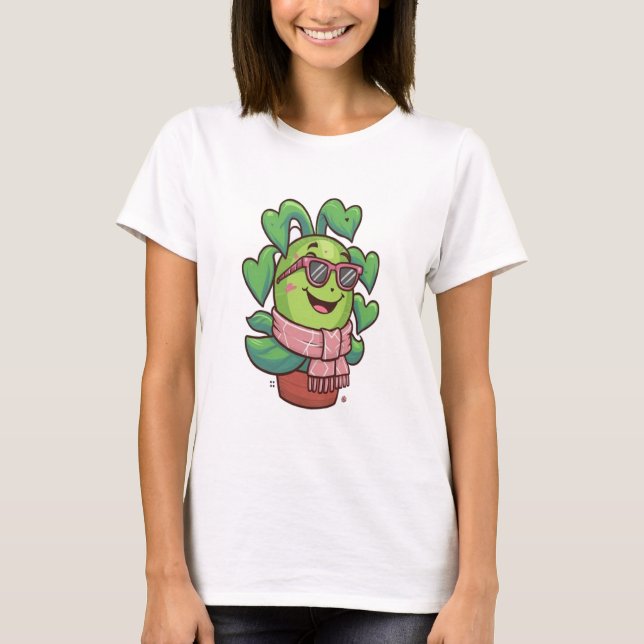 Sticker plant T-Shirt (Vorderseite)