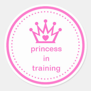 Sticker Prinzessin in Ausbildung