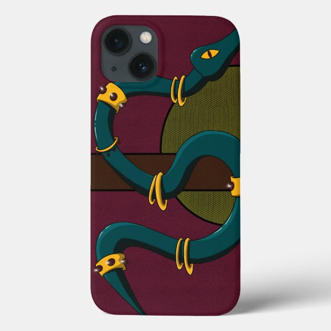 Sticker Quadrat Snake Case-Mate iPhone Hülle (Rückseite)