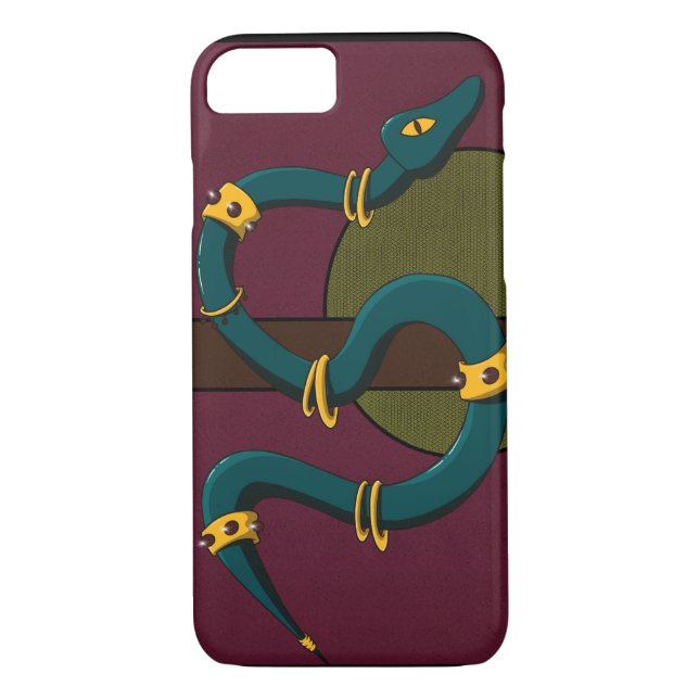 Sticker Quadrat Snake Case-Mate iPhone Hülle (Rückseite)