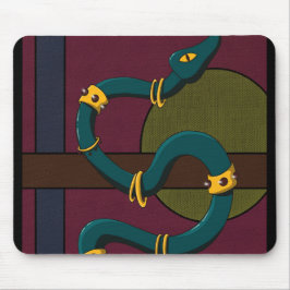 Sticker Quadrat Snake Mousepad