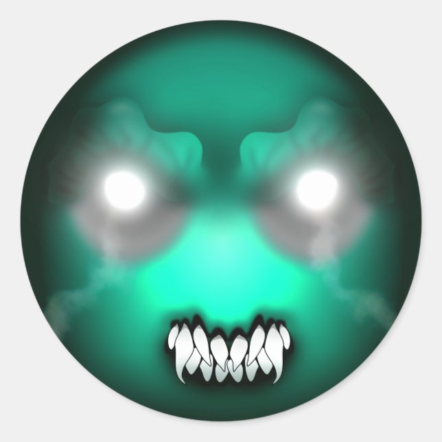 Sticker Rond Abyssmoji (Vorderseite)