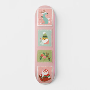 Sticker-Sammlung: Spielerei & Farbige Skateboard