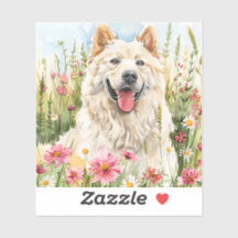 Sticker – Samoyed Die-Cut Watercolor Decal