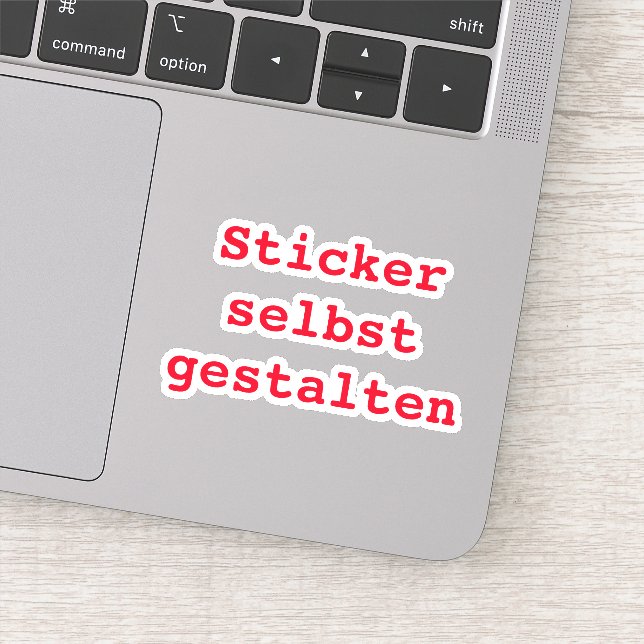 Sticker selbst gestalten (Detail)