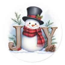 Sticker-Set von Snowman JOY