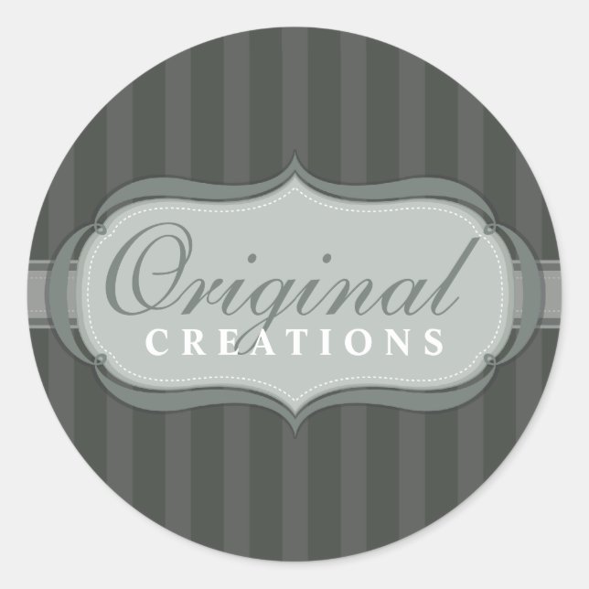 STICKER SIEGEL: eleganter Flammenbaum 3 (Vorderseite)