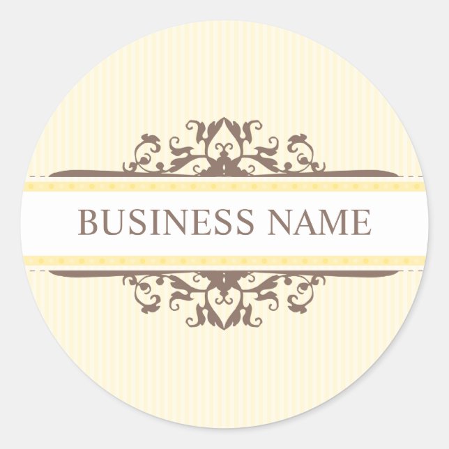 STICKER-SIEGEL: Göttlich 4 Runder Aufkleber (Vorderseite)