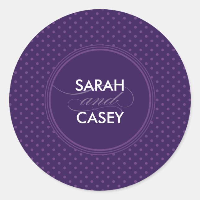 STICKER-SIEGEL: Mod SQ 1 Runder Aufkleber (Vorderseite)