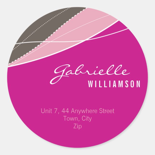 STICKER SIEGEL: Moderne Eleganz 7 (Vorderseite)