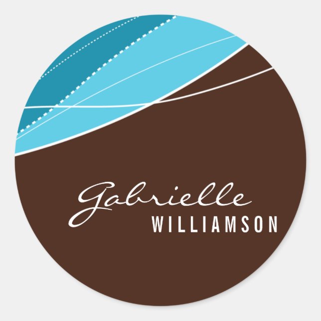 STICKER SIEGEL: Moderne Eleganz 9 (Vorderseite)