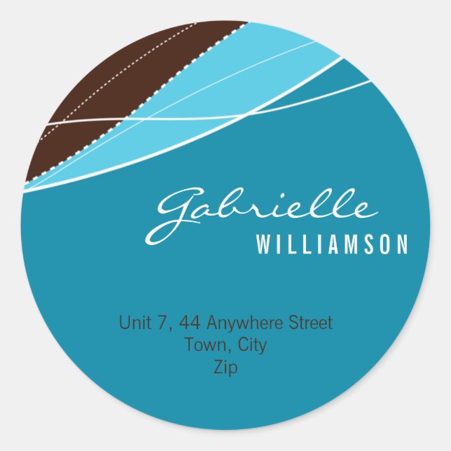 STICKER SIEGEL: Moderne Eleganz 9 (Vorderseite)