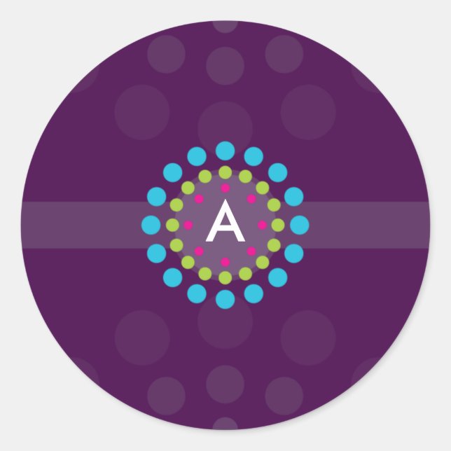 STICKER-SIEGEL: Rückspot 1 Runder Aufkleber (Vorderseite)