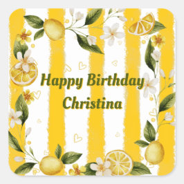 Sticker Sommer Geburtstagsparty Collection