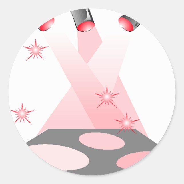 Sticker Stagelights Talent Drama singen Karaoke (Vorderseite)