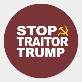 Sticker "Stopp Traitor Trump"
