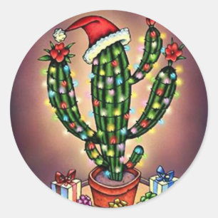 Sticker SW Weihnachtsbaum Cactus Saguaro