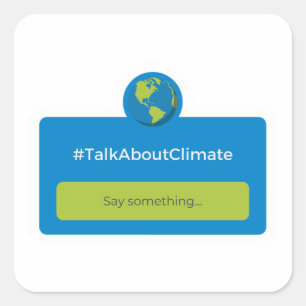 Sticker - #TalkAboutClimate