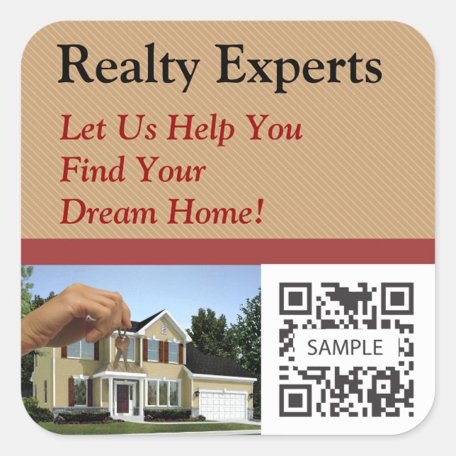 Sticker Template Realty Experts (Vorderseite)