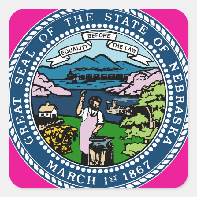 Sticker Unabhängigkeitstag USA (Vorderseite)