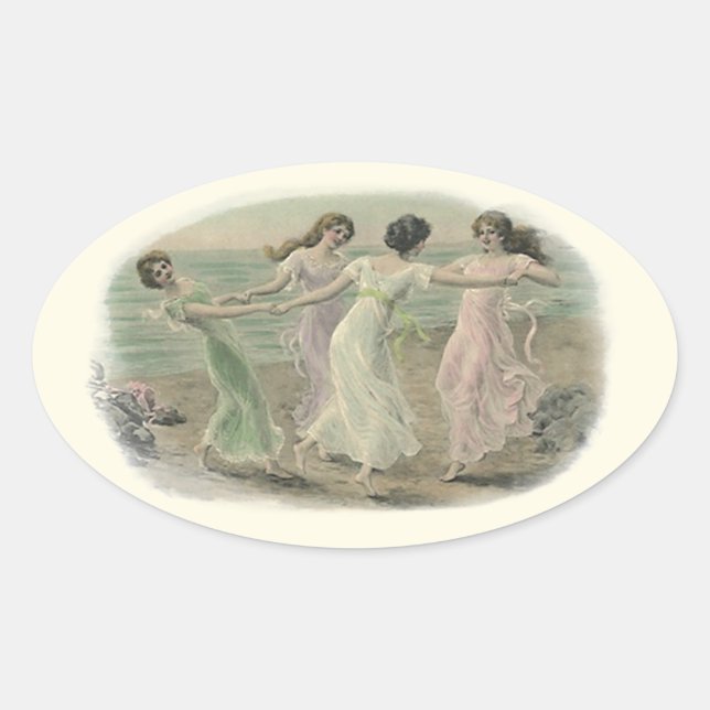 Sticker Vintage beste Freundin Girlfriends Girlfri (Vorderseite)