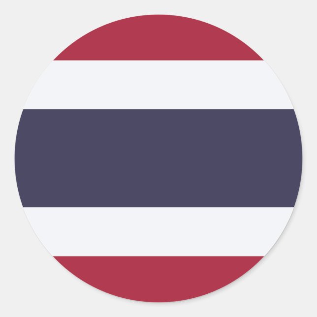 Sticker with Flag of Thailand (Vorderseite)