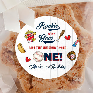 Sticker zum Geburtstag des Baseball-Neulings des J